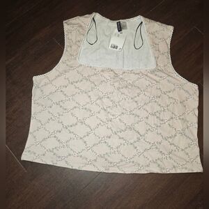 H&M Floral Crop Top 3x